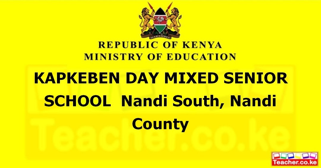 Kapkeben Day Mixed Senior School campus photo