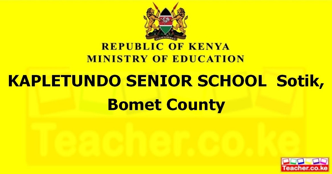 Kapletundo Senior School campus photo