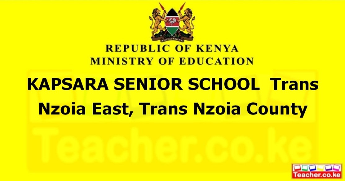 Kapsara Senior School campus photo