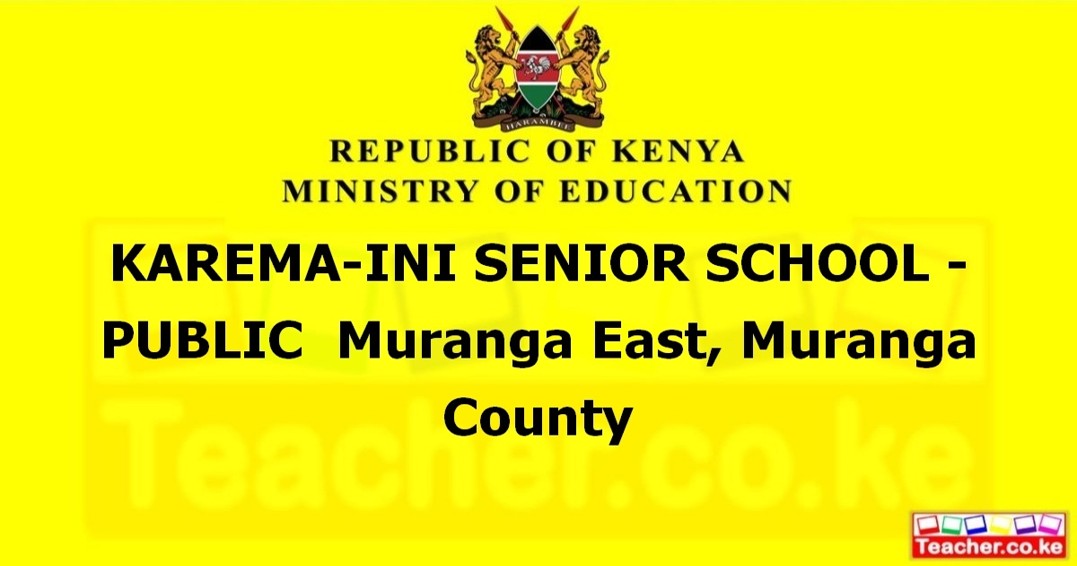 Karema-Ini Senior School - Public campus photo