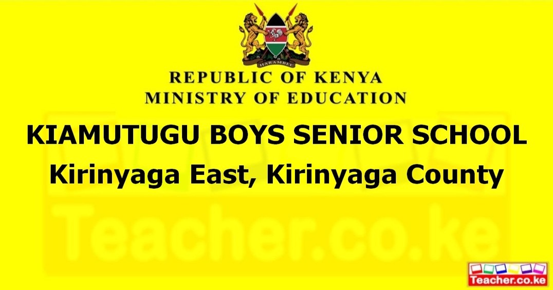 Kiamutugu Boys Senior School campus photo