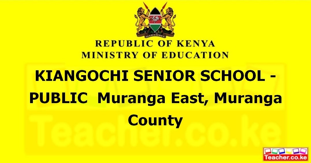 Kiangochi Senior School - Public campus photo