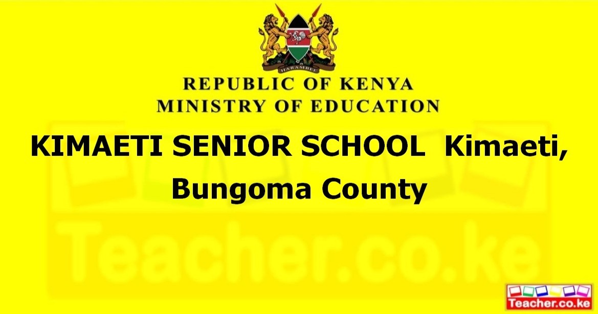 Kimaeti Senior School campus photo