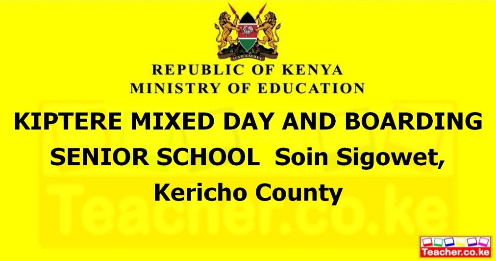 Kiptere Mixed Day And Boarding Senior School campus photo