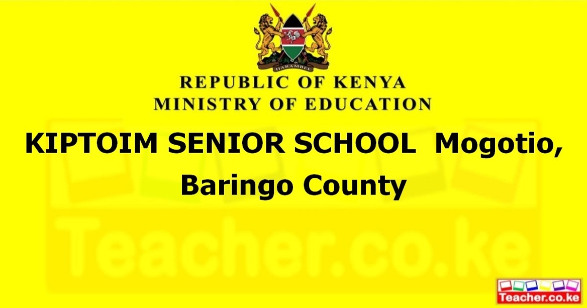 Kiptoim Senior School campus photo