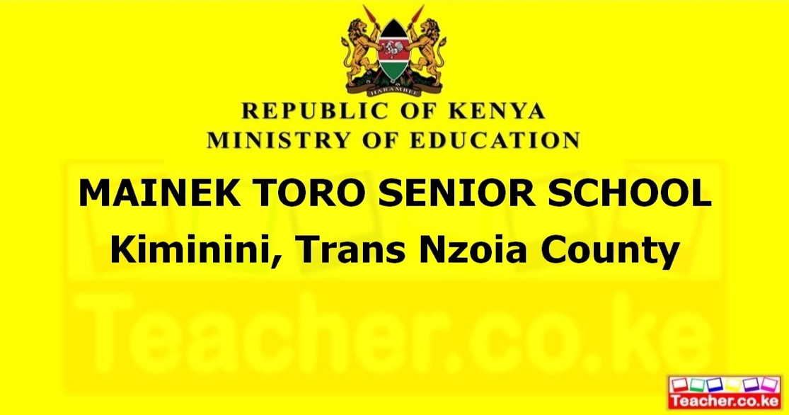 Mainek Toro Senior School campus photo
