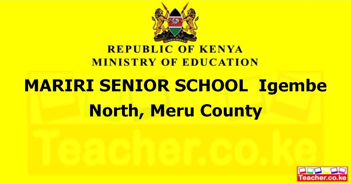 Mariri Senior School campus photo