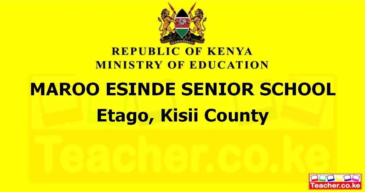 Maroo Esinde Senior School campus photo