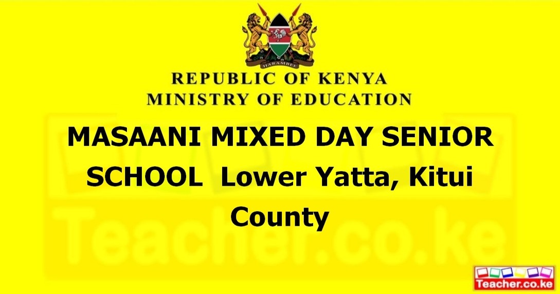 Masaani Mixed Day Senior School campus photo