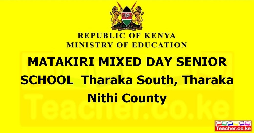 Matakiri Mixed Day Senior School campus photo