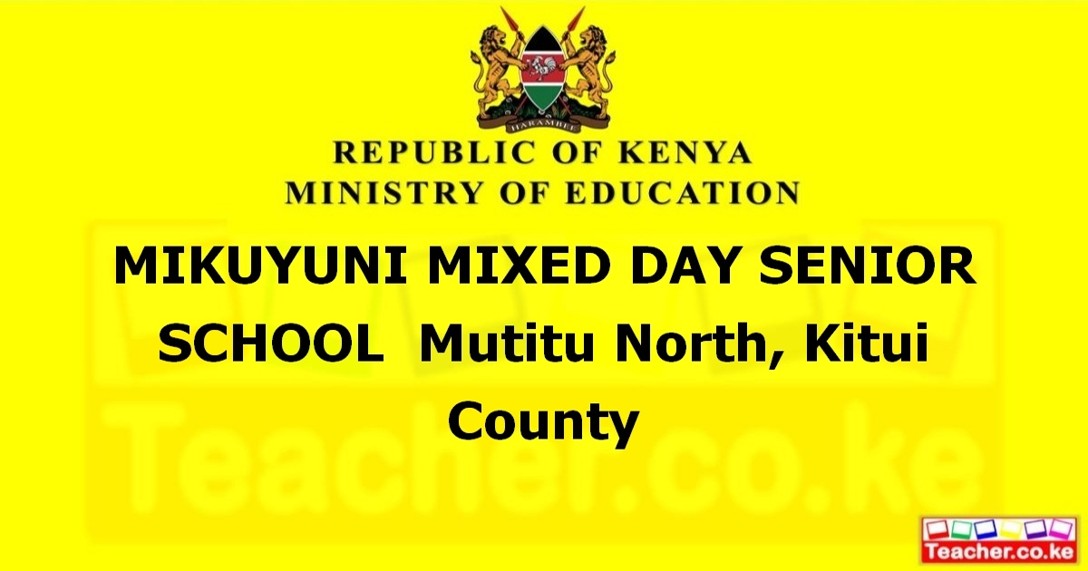 Mikuyuni Mixed Day Senior School campus photo