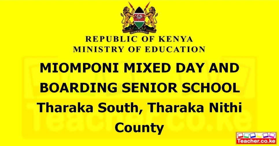 Miomponi Mixed Day And Boarding Senior School campus photo