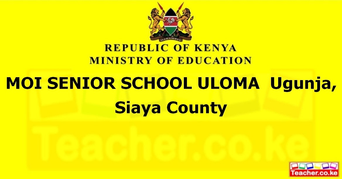 Moi Senior School Uloma campus photo