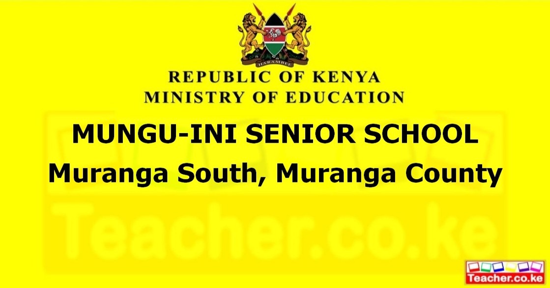Mungu-Ini Senior School campus photo