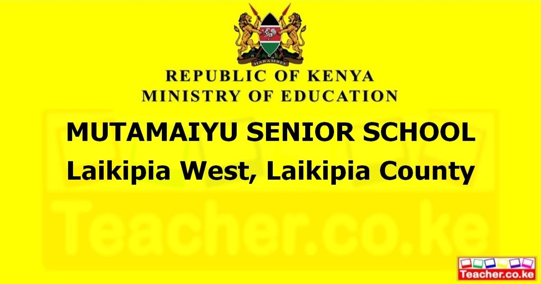 Mutamaiyu Senior School campus photo