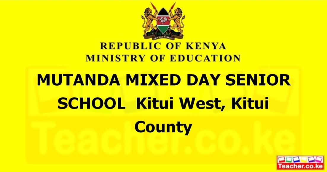 Mutanda Mixed Day Senior School campus photo