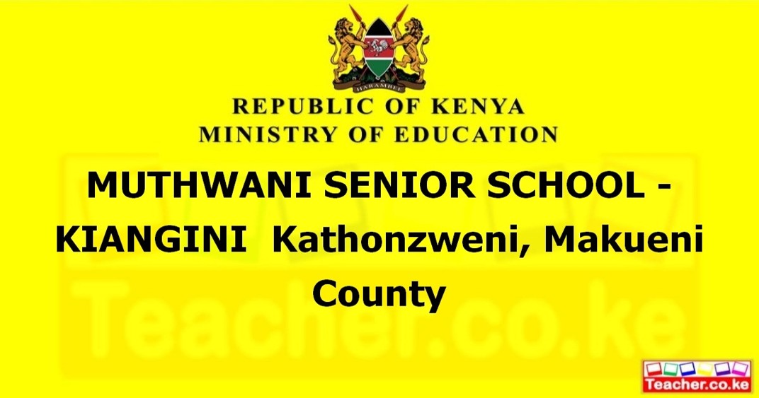 Muthwani Senior School - Kiangini campus photo