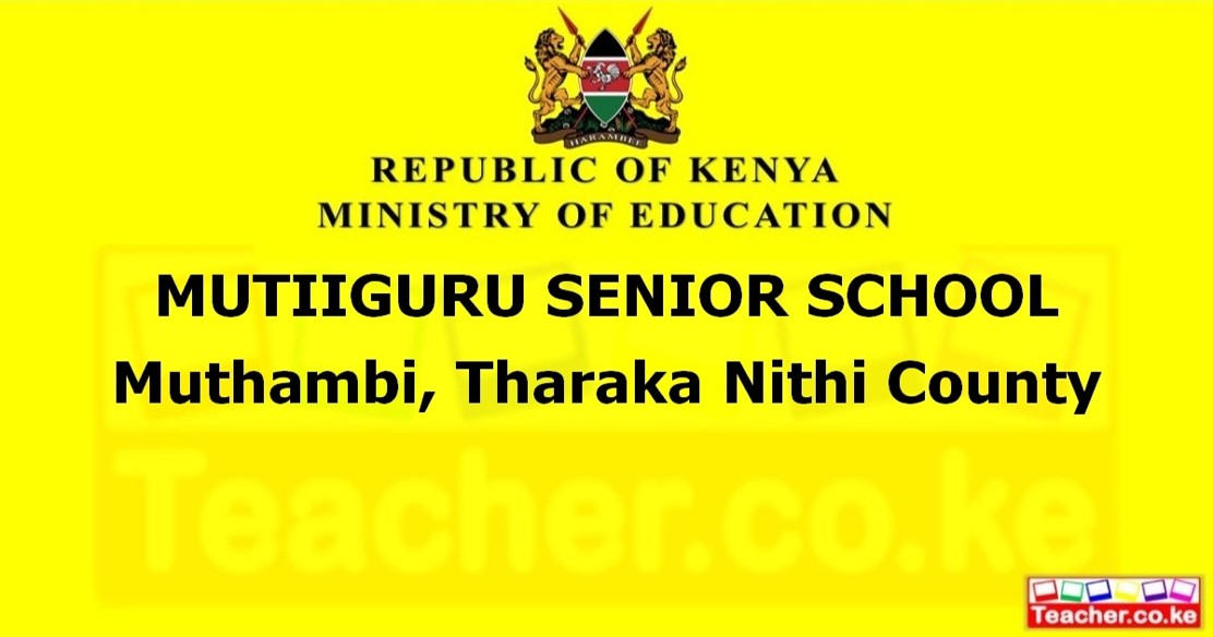 Mutiiguru Senior School campus photo