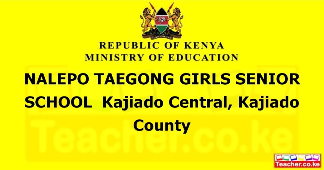 Nalepo Taegong Girls Senior School campus photo