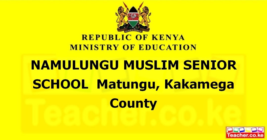 Namulungu Muslim Senior School campus photo