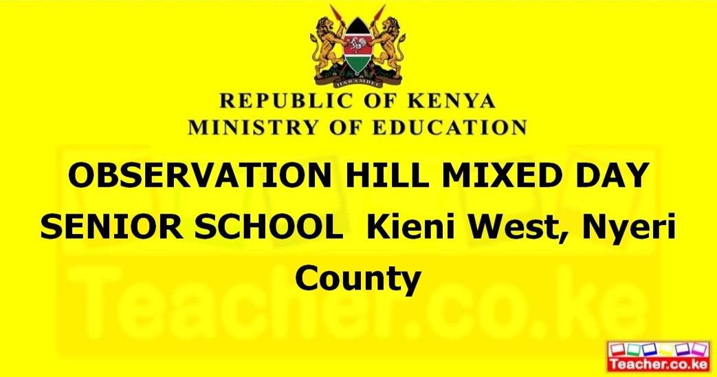 Observation Hill Mixed Day Senior School campus photo