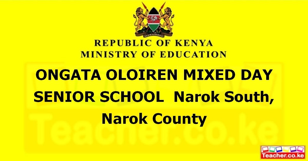 Ongata Oloiren Mixed Day Senior School campus photo