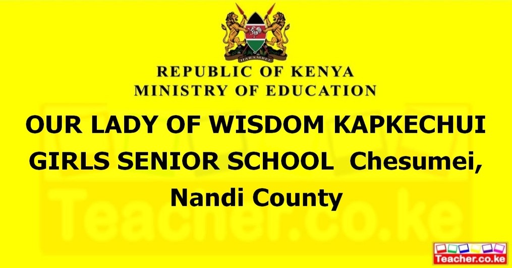 Our Lady Of Wisdom Kapkechui Girls Senior School campus photo