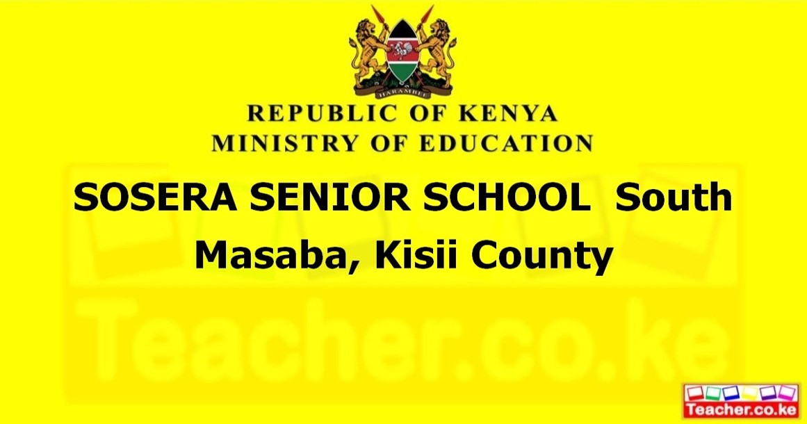 Sosera Senior School campus photo