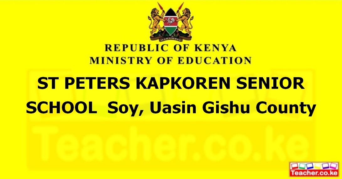 St Peters Kapkoren Senior School campus photo