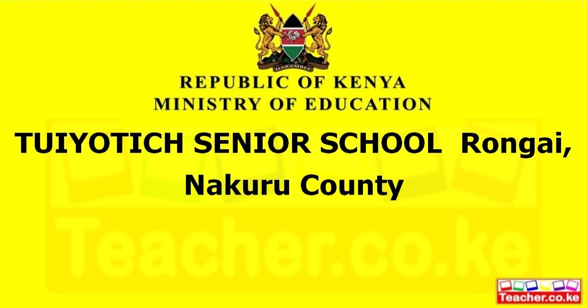 Tuiyotich Senior School campus photo