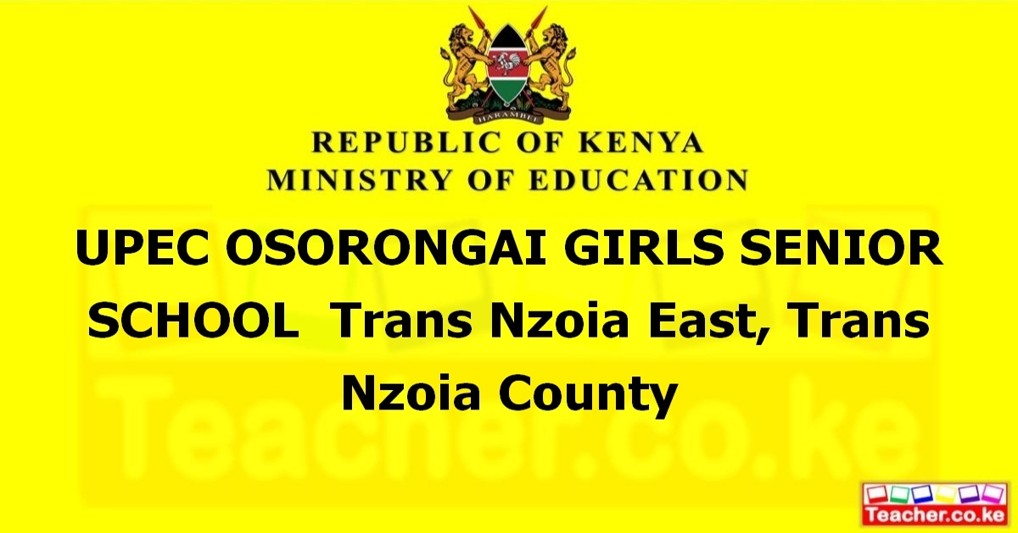 Upec Osorongai Girls Senior School campus photo