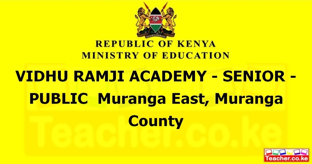 Vidhu Ramji Academy - Senior - Public campus photo