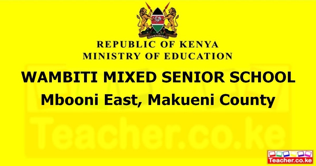 Wambiti Mixed Senior School campus photo